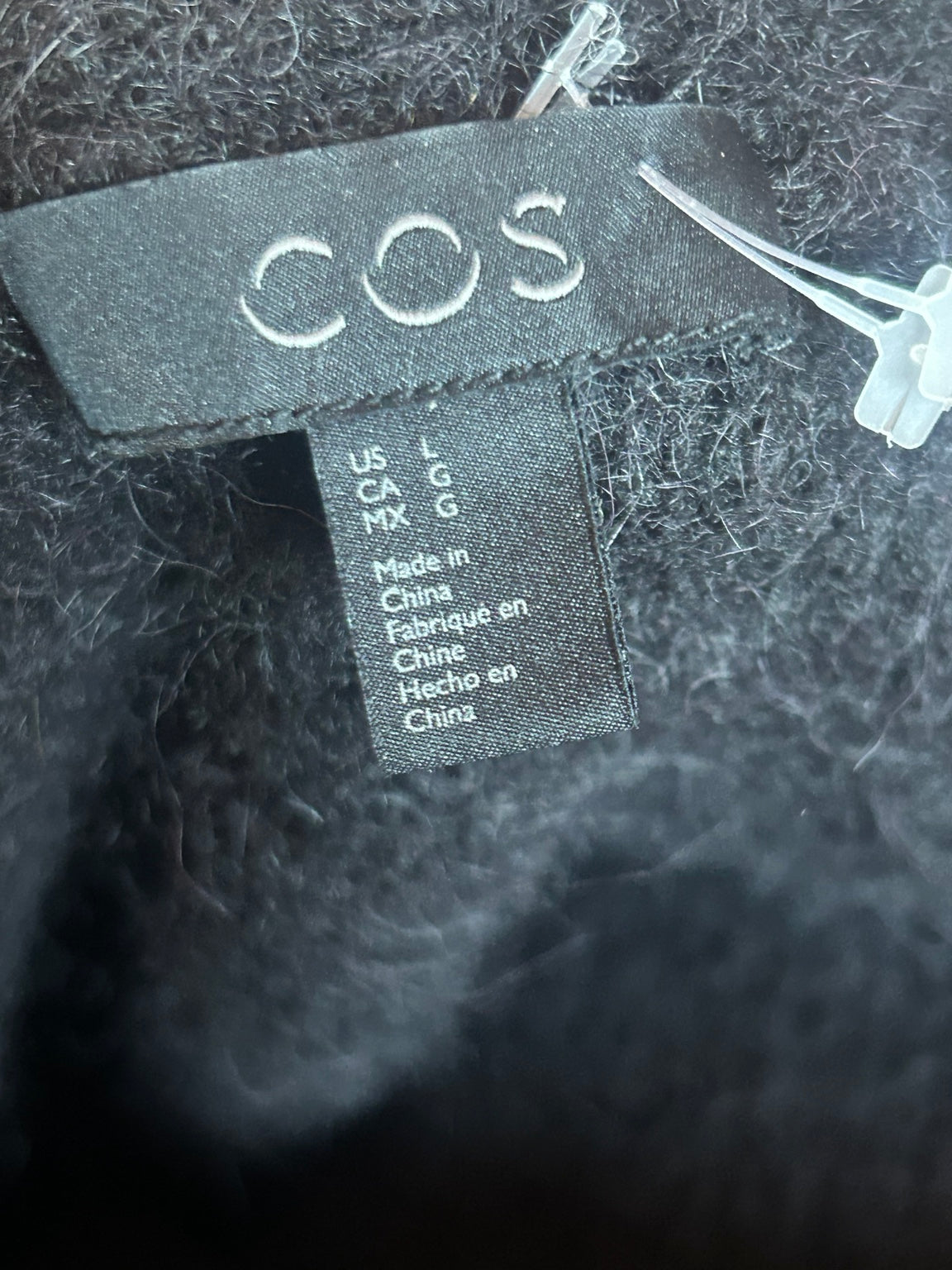Actual COS cardigan product photograph