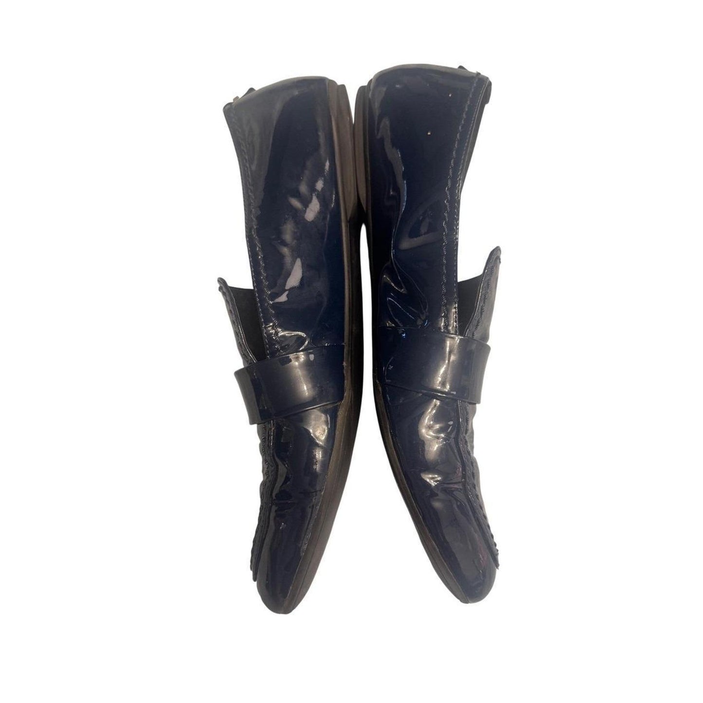 Calvin klein olette navy patent