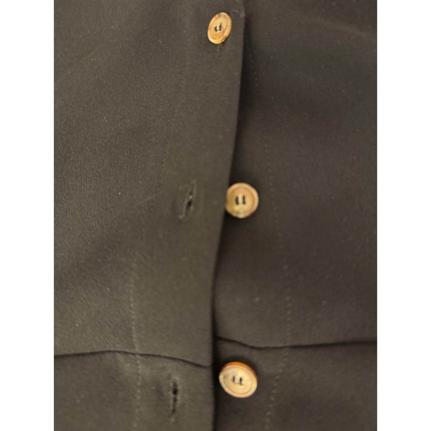 Sézane Paris Black Button Midi Dress – Size 40 (M)