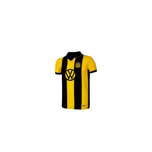 COPA Club Atletico Penarol VW Logo Soccer Jersey Polo Shirt XXL Black Yellow