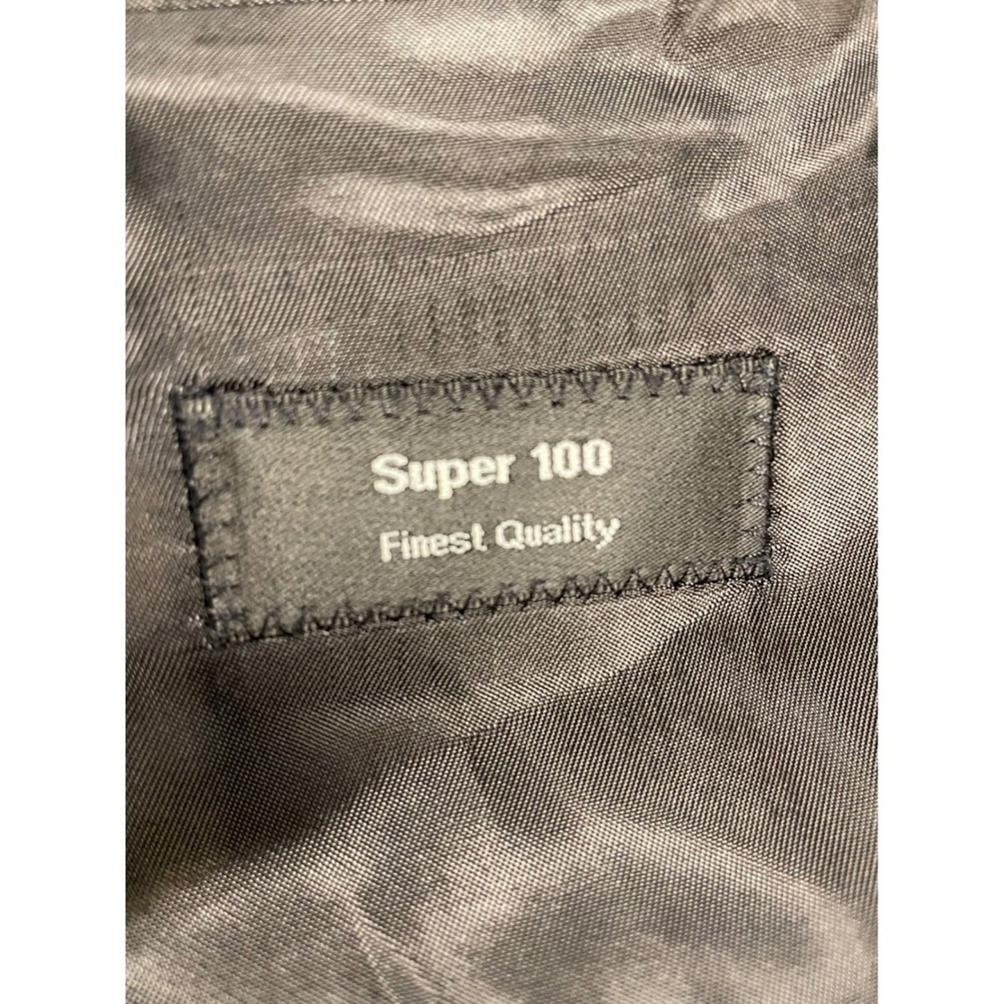 HUGO BOSS Super 100 Wool Double Breasted Blazer Black Mens44R