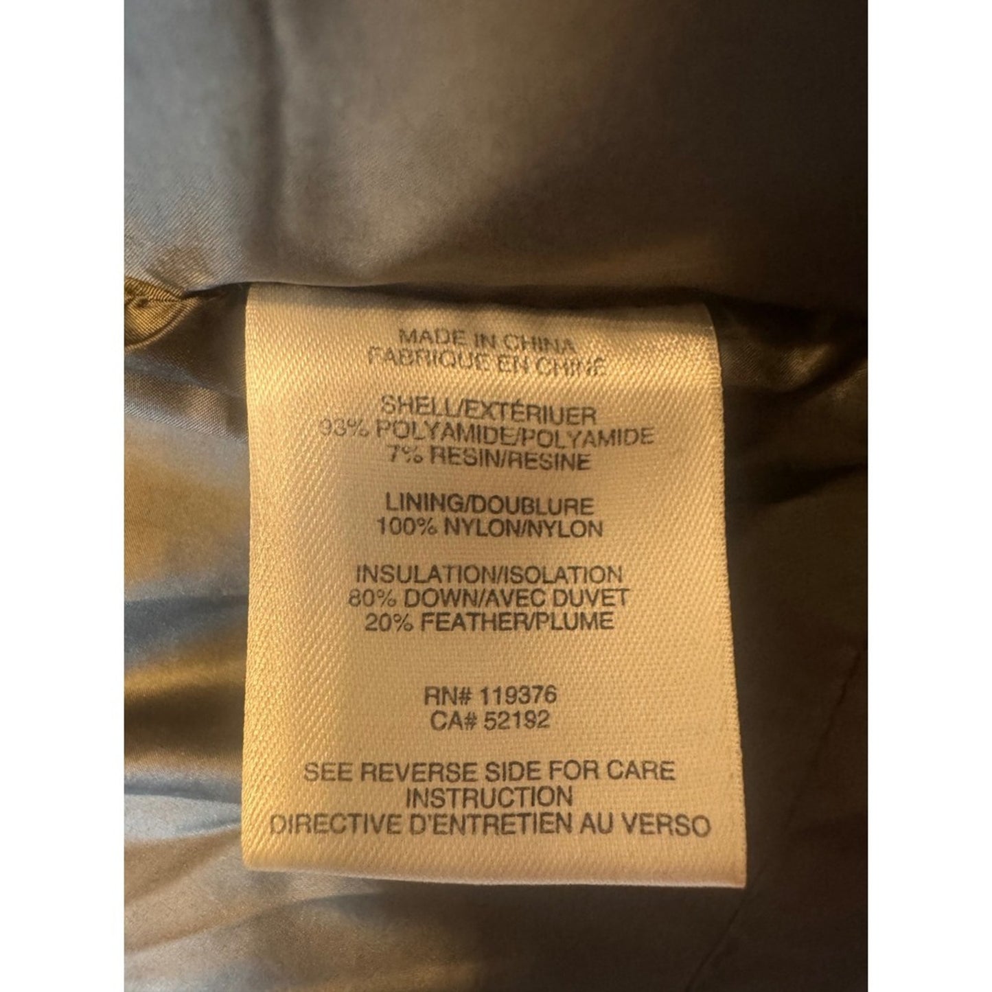 Helmut Lang Gray Down Puffer Jacket with Hood Asymmetrical Zip Womens Small S