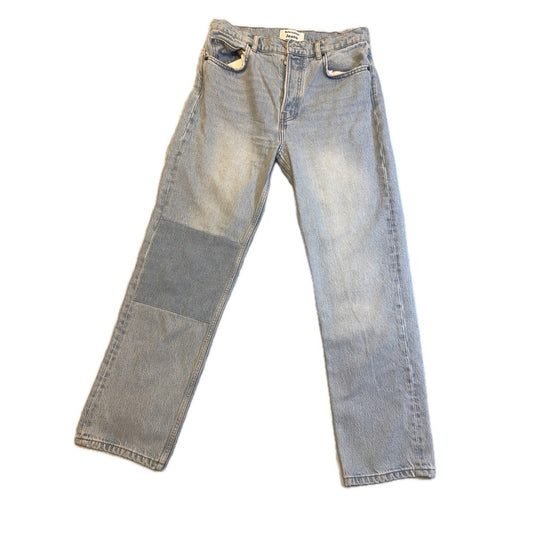 Reformation Jeans Women's Light Wash Patch High Rise Denim Pants