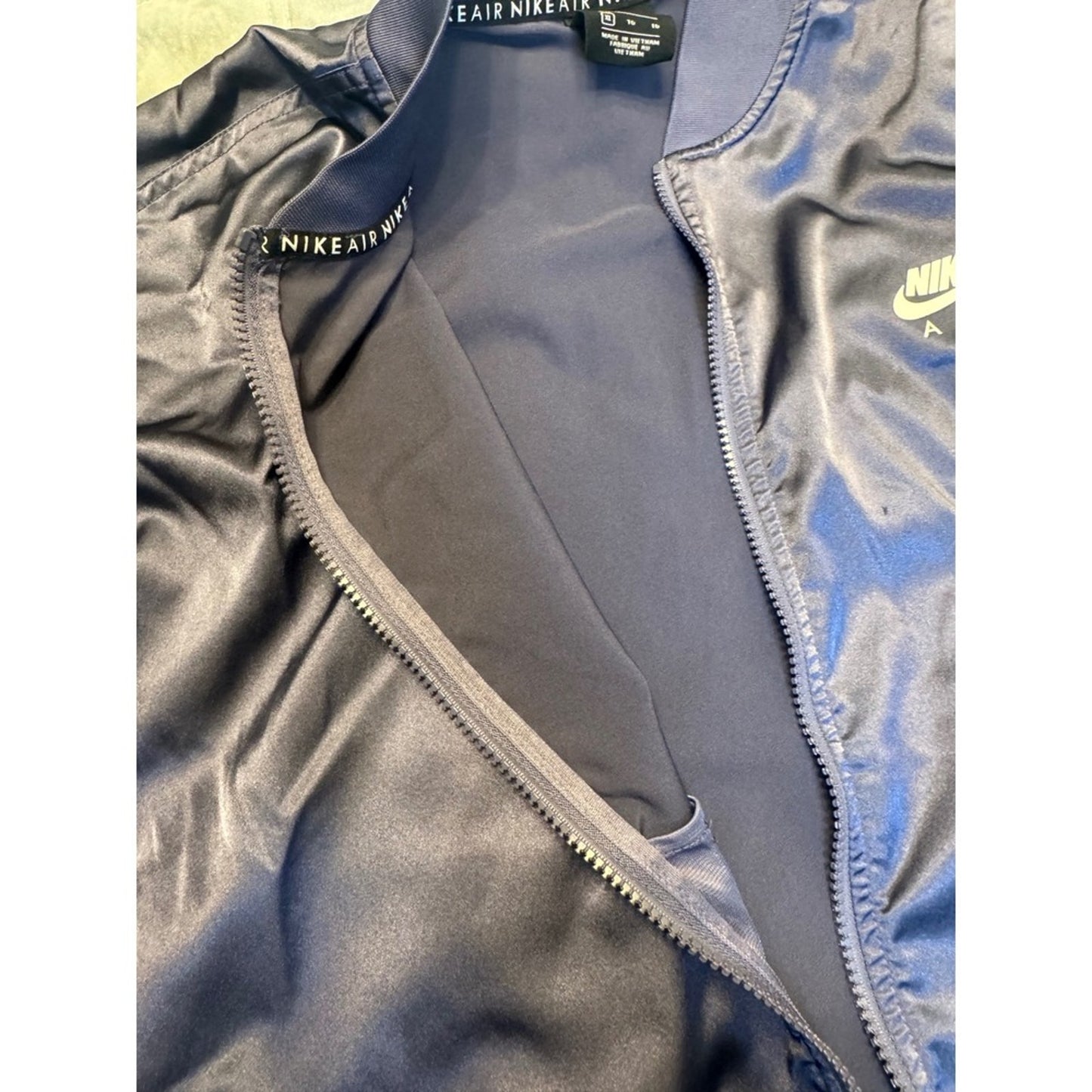 Nike Air Women's Bomber Jacket Full Zip Track Top Athleisure XL