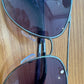 Marc By Marc‎ Jacobs Black and Purple Aviator Sunglasses