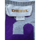 Diesel All Over Logo Print Long Sleeve Sweater Size XS