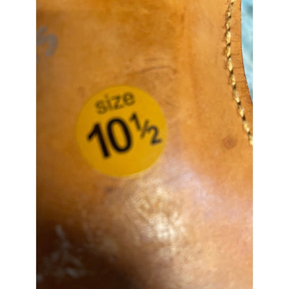 FRYE Women's Cognac Leather Western Cowboy Boots Size 10.5
