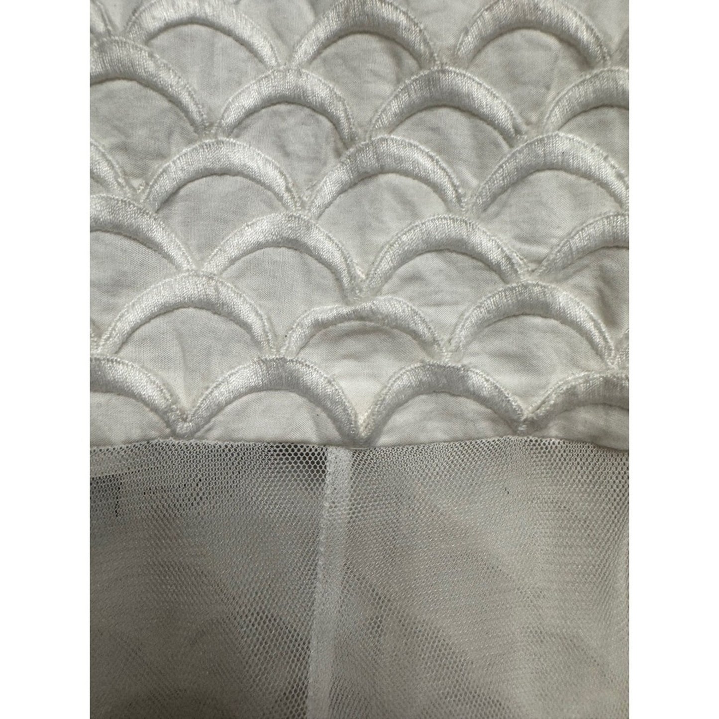 Stella McCartney White Textured Sleeveless Sheath Dress – Size 38 (US 4/Small)