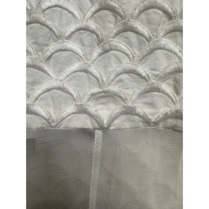 Stella McCartney White Textured Sleeveless Sheath Dress – Size 38 (US 4/Small)
