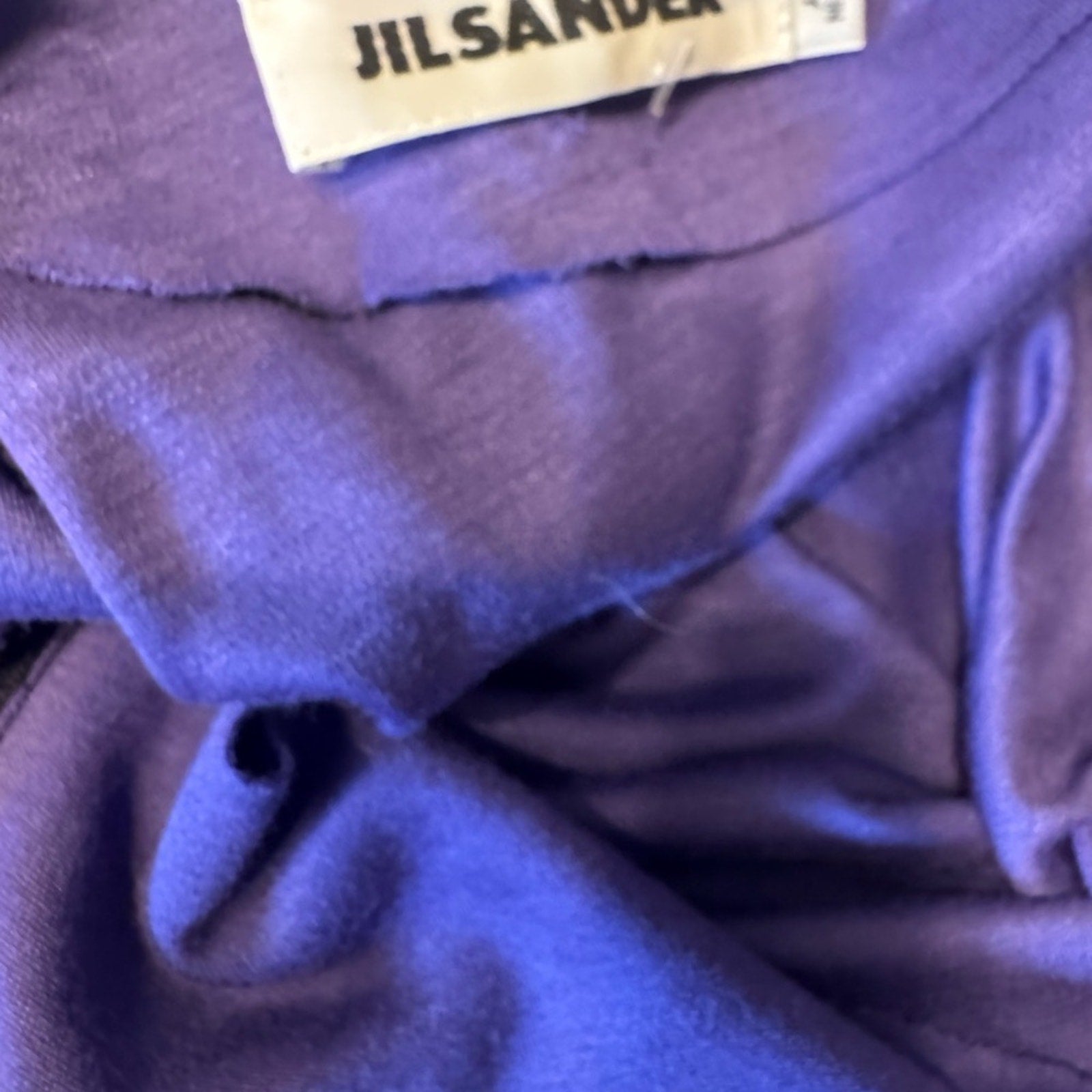 Jil Sander Purple Asymmetrical Dress size s