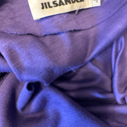 Jil Sander Purple Asymmetrical Dress size s