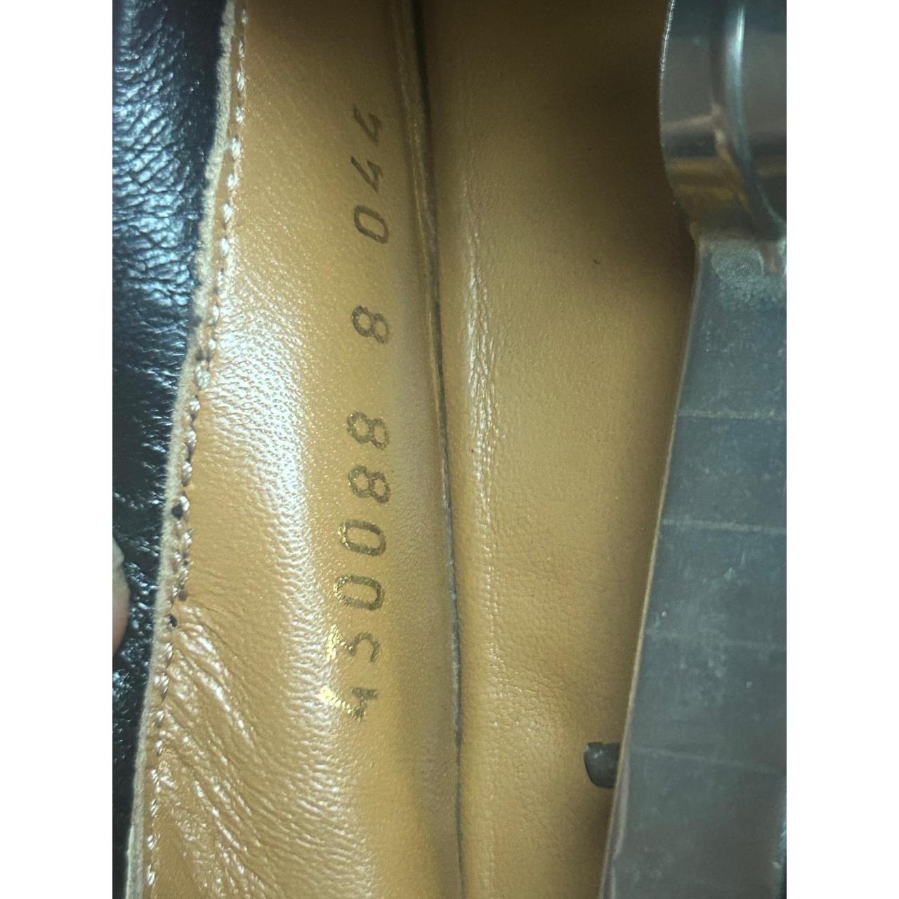 Gucci Jordaan Horsebit Loafers Black GG Monogram Velvet 430088 Mens 8