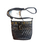 Free People Black Crossbody Bag with Gold Accents