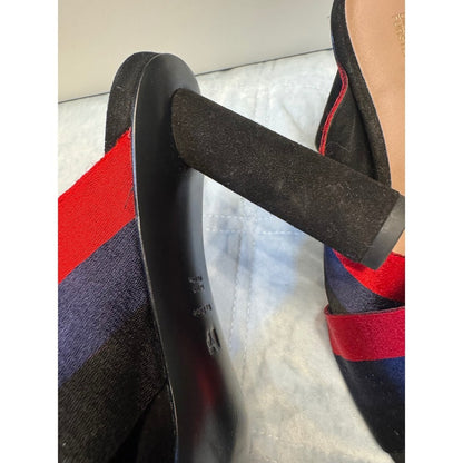 Diane von Furstenberg Colorblock Suede Heels – Size 6.5 (EU 36.5)