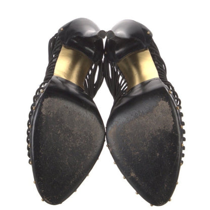 Gucci Leather Strappy Studded Stiletto Heels size 10