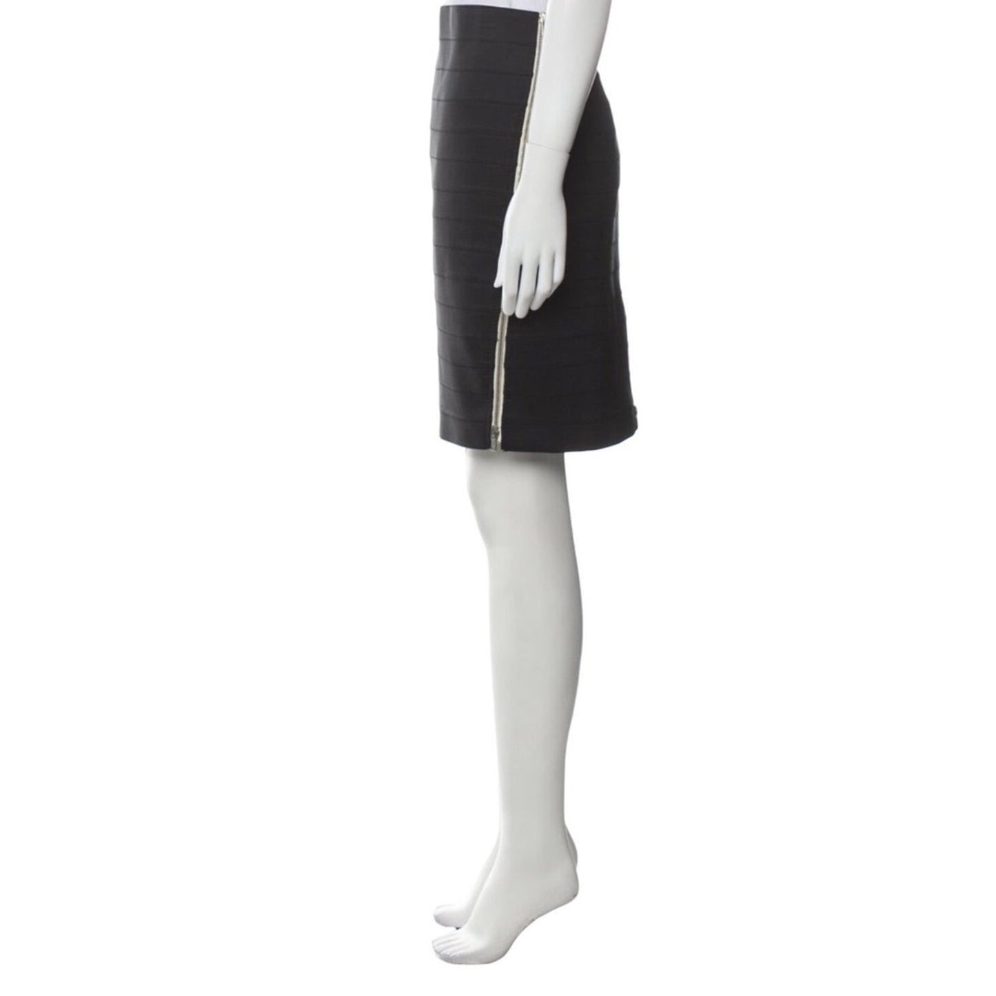 Band of Outsiders Black Ribbed Knit Pencil Skirt – Size Medium (US 8)