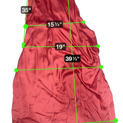 Marni Italian silk Blend Satin Rose Pink size M Retails $1.100