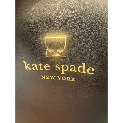 Kate Spade New York Black Leather Tote Bag Handbag Purse Womens
