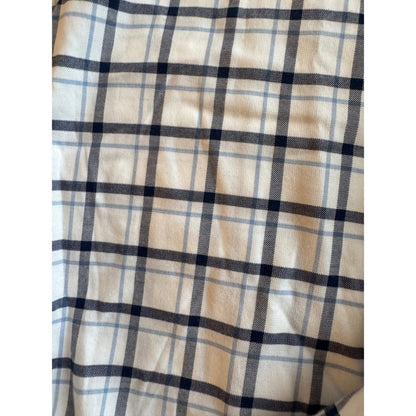 BOSS Hugo Boss Slim Fit Stretch Plaid Dress Shirt Mens Medium