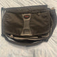 Tumi Black  Messenger Bag with Red Logo