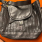 Etienne Aigner Vintage Black Leather Shoulder Bag Purse Flap Crossbody Bag