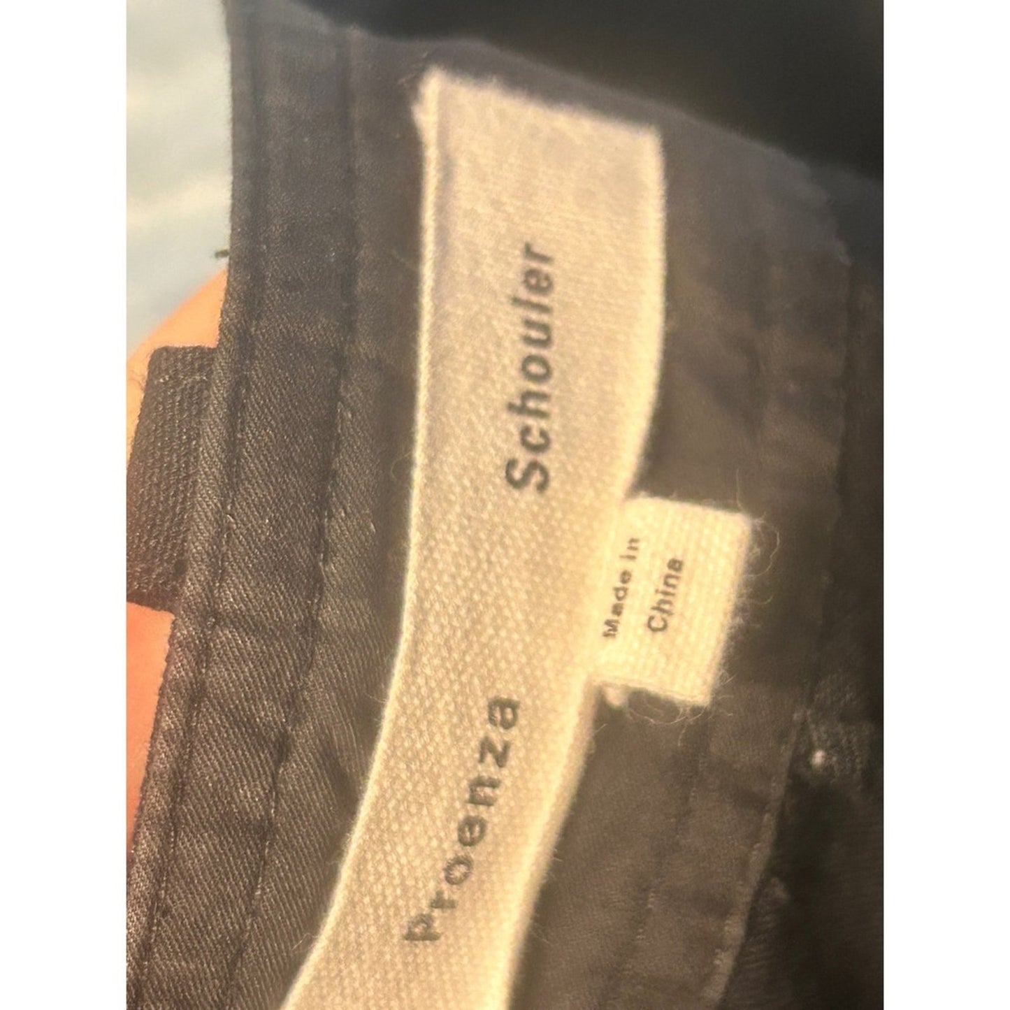 Proenza Schouler Black Patchwork Cargo Pants Size 4