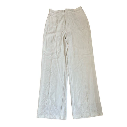 Reformation Cream Wide Leg Pants