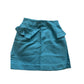 Sandro Paris Blue Textured Ruffle Detail Mini Skirt Size 3 Fits 8-10