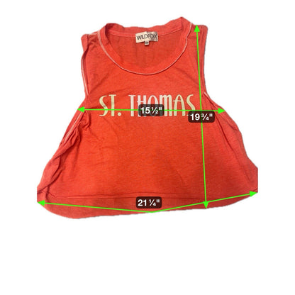 Wildfox Couture "St Thomas" Tank Top, Life Guard color, Size XS