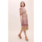 NWT $170 Anthropologie KACHEL Mirabelle Midi Boho Wrap Dress Floral SZ 2P Petite