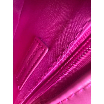 Badgley mischka hot pink quilted