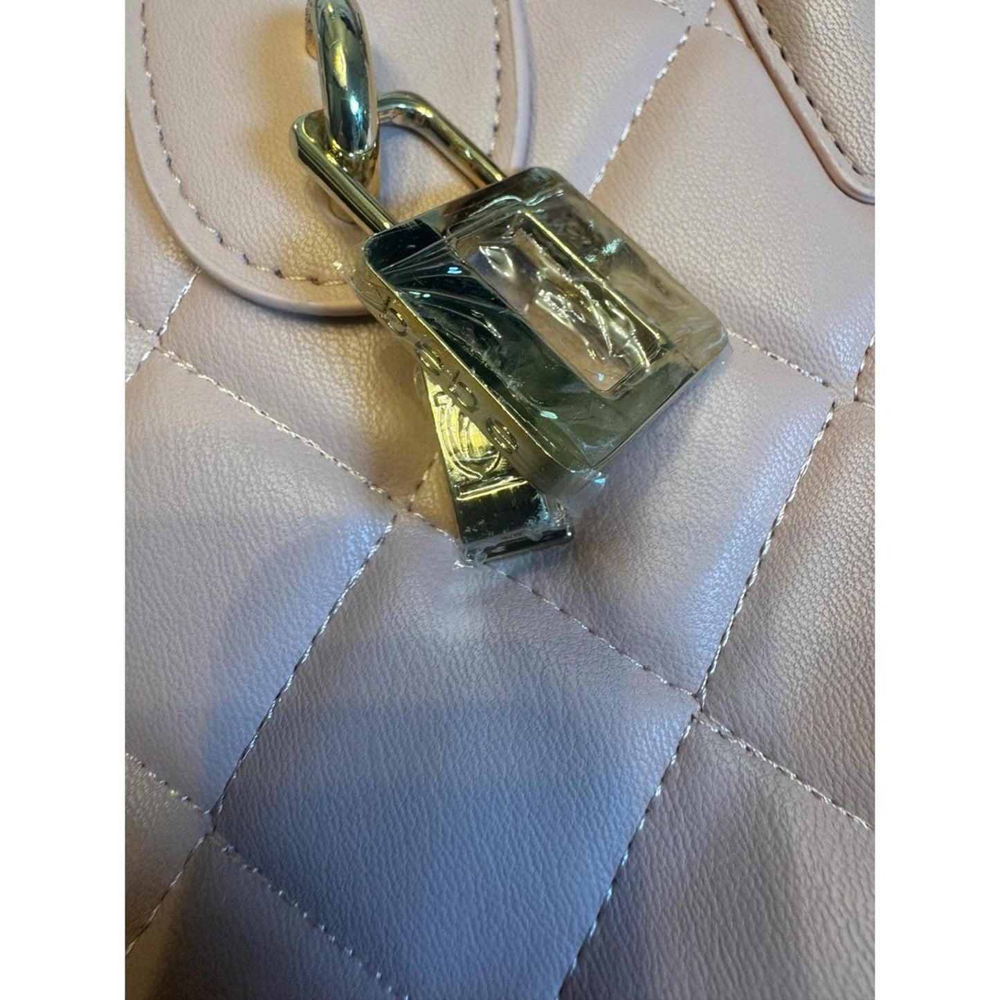 Bebe quilted satchel top handle