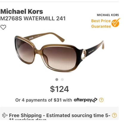 Michael Kors Watermill M2768S
Sunglass(NEW)‎