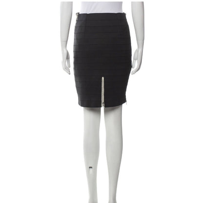 Band of Outsiders Black Ribbed Knit Pencil Skirt – Size Medium (US 8)