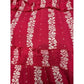 Valencia & Vine Pink Floral Tiered Maxi Dress Sleeveless Boho Bohemian
