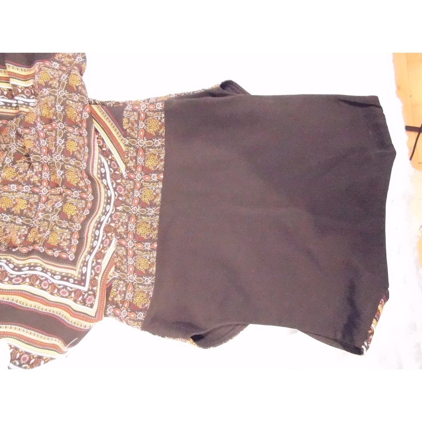 ALC Silk Maxi Dress Bohemian Paisley Print Sleeveless V Neck Size 10
