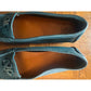 Tory Burch Teal Leather Loafers Driving Moccasins Classic Designer  size