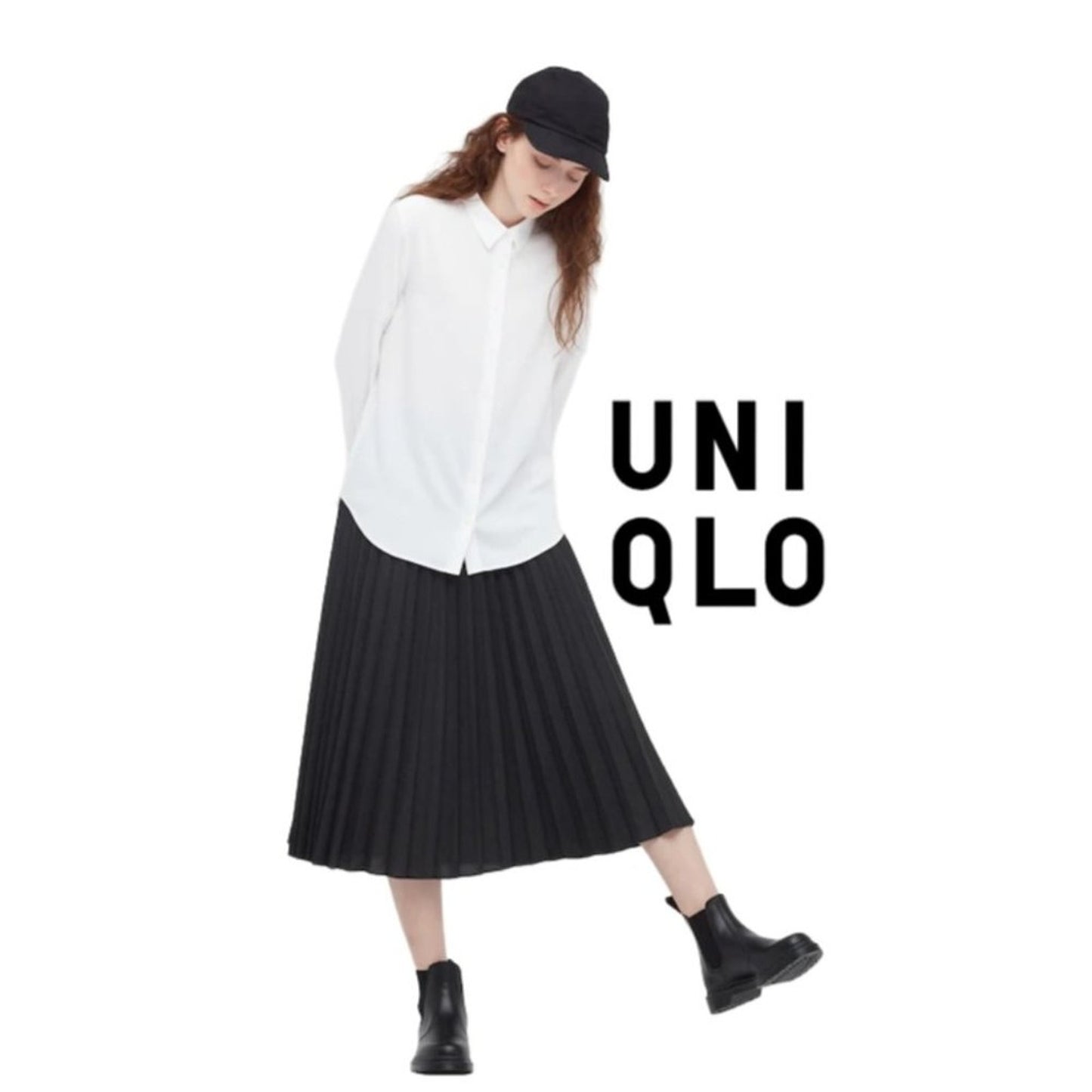 UNIQLO Long Sleeve‎ Button Down Shirt White L