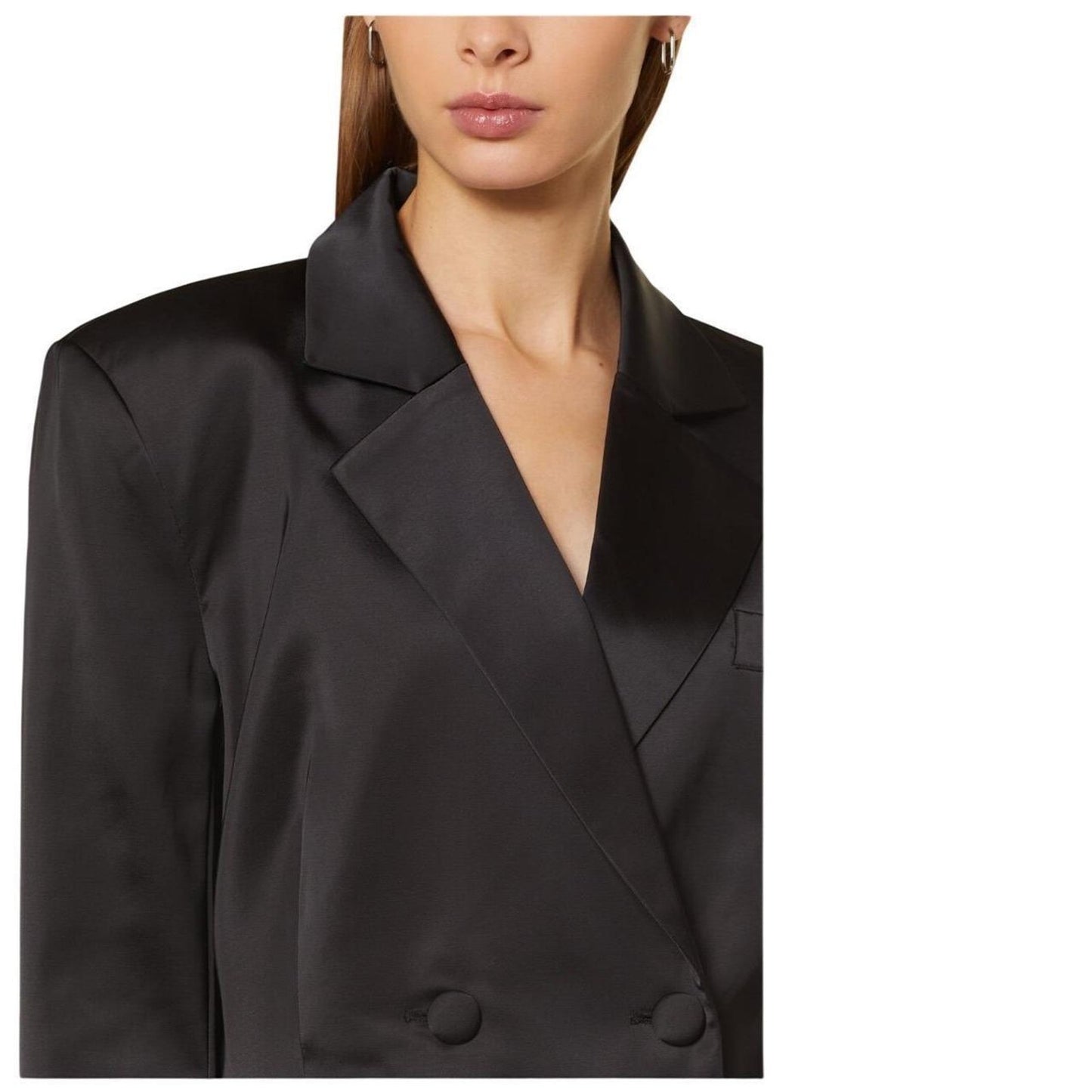 Gestuz metallic double breasted blazer