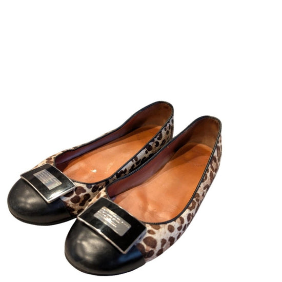 Marc by Marc Jacobs Leopard Calf Hair Ballet Flats (Size 37.5 / 7 US)
