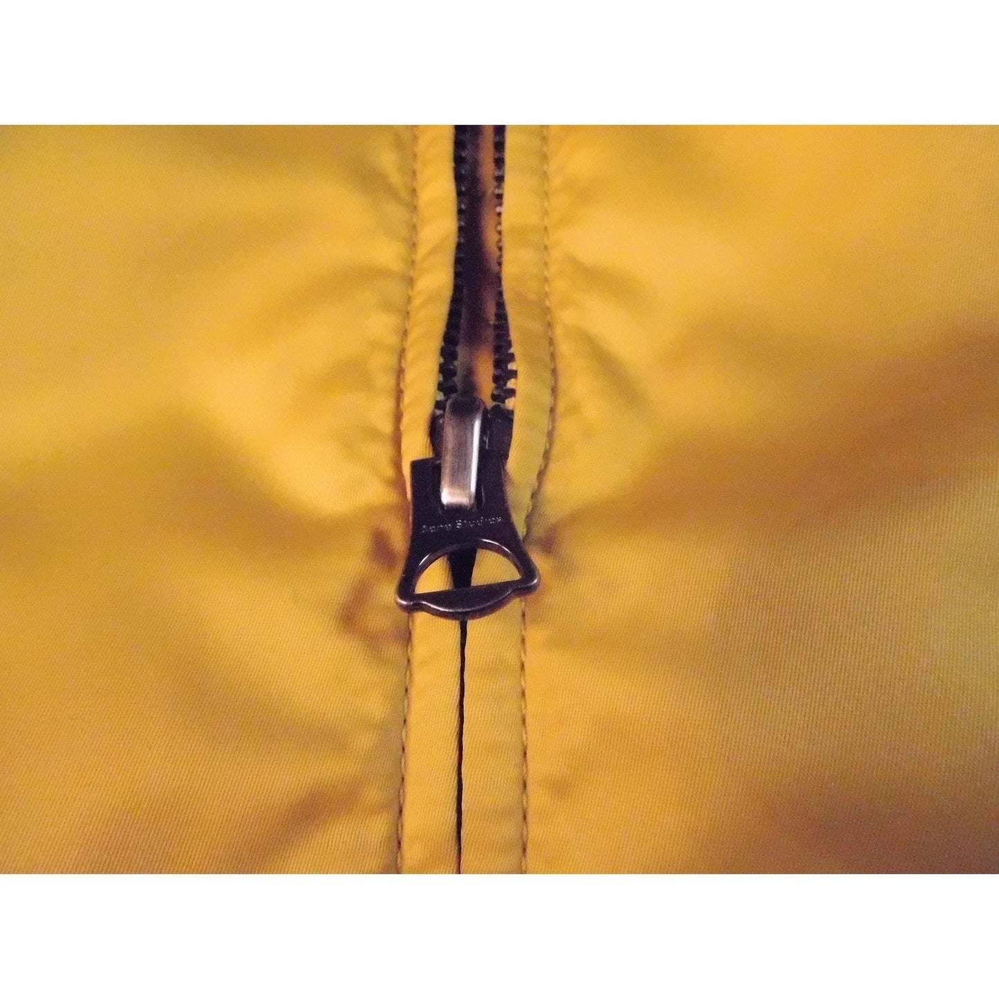 Acne Studios Bomber Jacket Yellow Satin Snap Button Mens Size Medium
