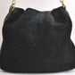 Gucci Vintage Bamboo Suede Shoulder Bag – Black