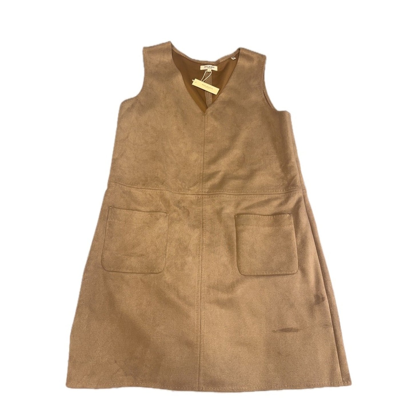 MAX STUDIO London Women's Sleeveless V-Neck Mini Dress w/ Pockets - Casual Chic
