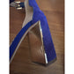 Sam Edelman Yaro Block Heel Ankle Strap Suede Sandals Cobalt Blue Party Shoes