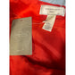 Moulinette Soeurs Anthropologie Red Strapless Cotton Blend Dress - Size 6