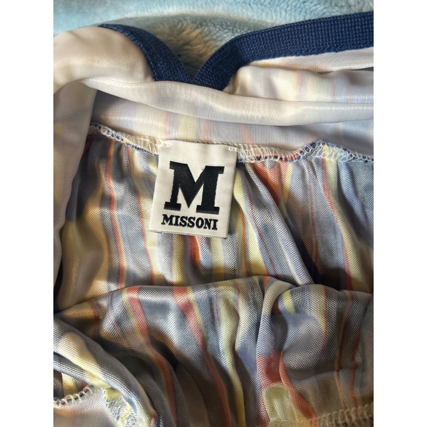 M Missoni Multicolor Psychedelic Teardrop Mini Dress CDANA8G5-MM2076 XS NEW