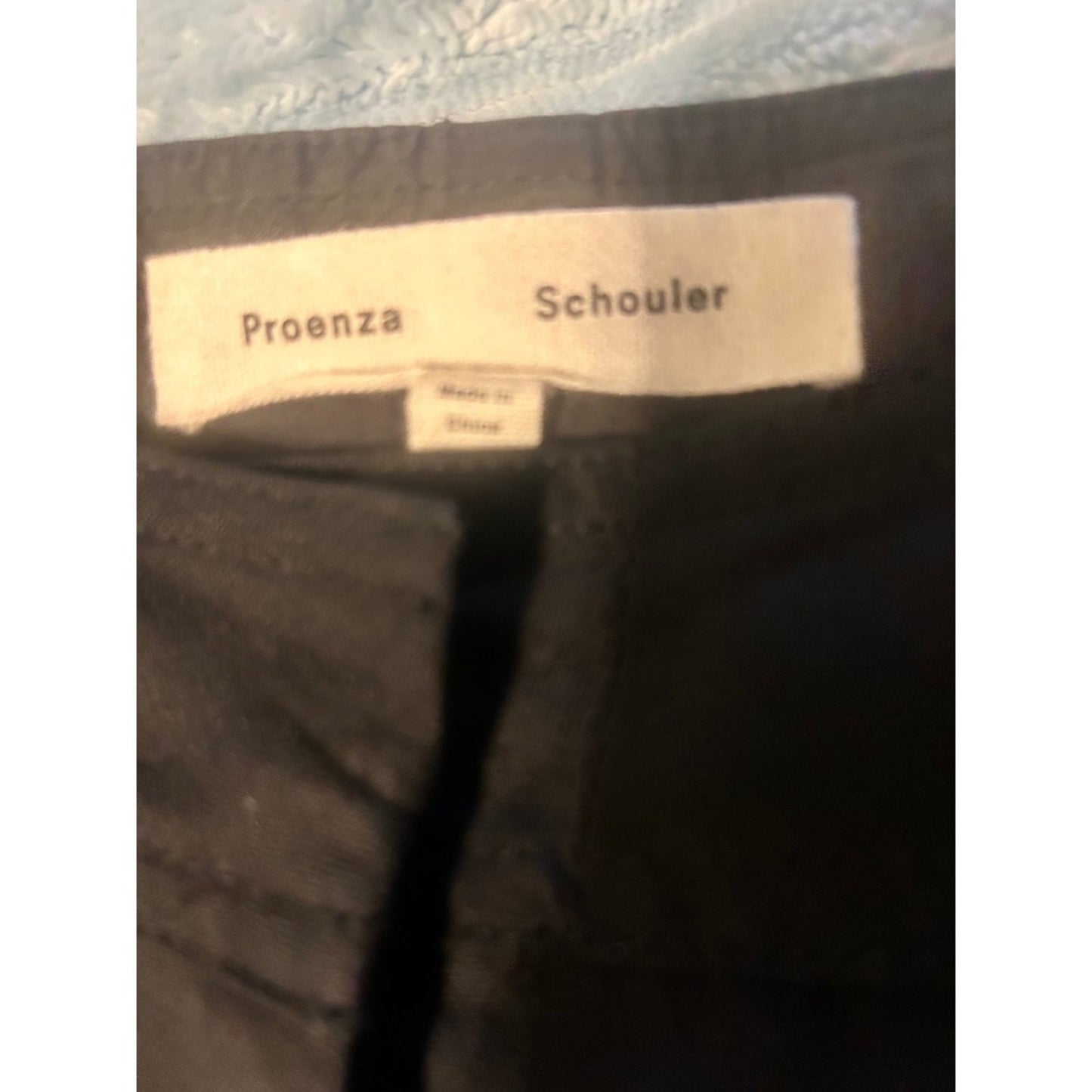 Proenza Schouler Black Patchwork Cargo Pants Size 4