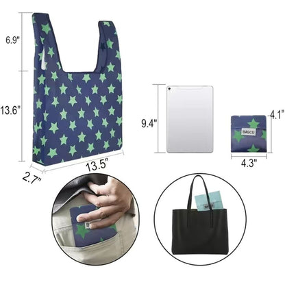 Eco Friendly Foldable Shopping Bag -  Trendy Vendy LA