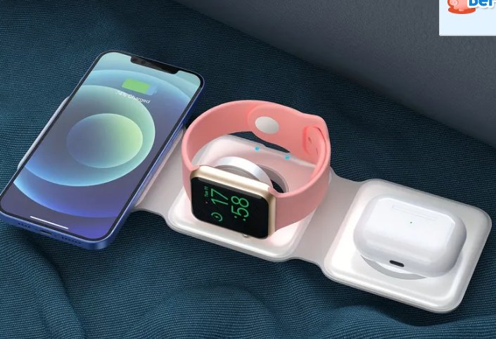 Foldable 3-in-1 Wireless Charger for Apple Watch/AirPods -  Trendy Vendy LA