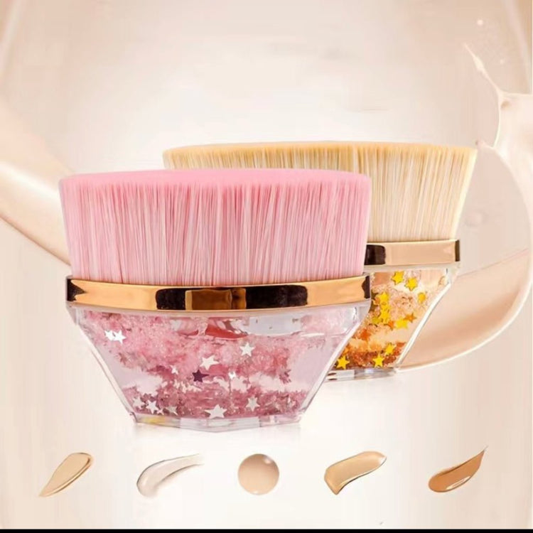 Liquid Quicksand Handle Foundation Brush -  Trendy Vendy LA